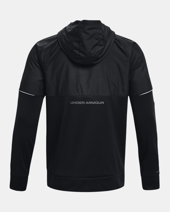 Herren Armour Fleece® Storm Hoodie mit durchgehendem Zip, Black, pdpMainDesktop image number 7